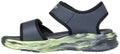 FUSION BRIGHTS BOYS SANDALS 407032L-CHARCOAL