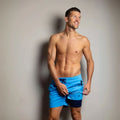 SWOLE PANDA HYPERMOTION SWIM SHORTS PLAIN-SKY BLUE