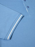 POLO SHIRT WITH POCKET 55101-LIGHT BLUE