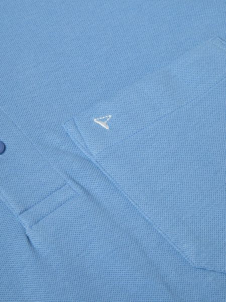 POLO SHIRT WITH POCKET 55101-LIGHT BLUE