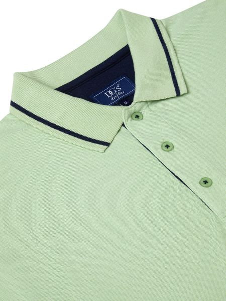 POLO SHIRT WITH POCKET 55101-LIGHT GREEN