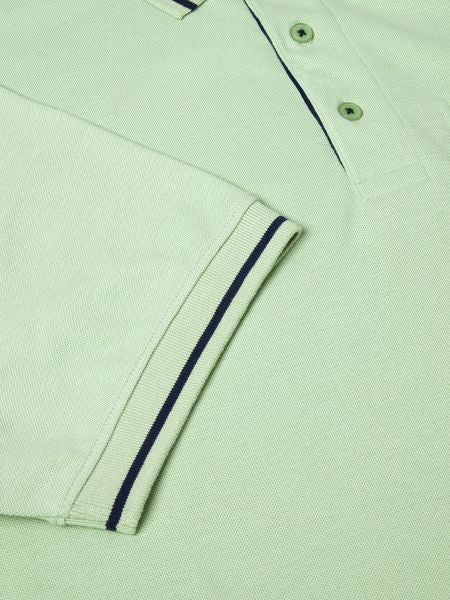 POLO SHIRT WITH POCKET 55101-LIGHT GREEN