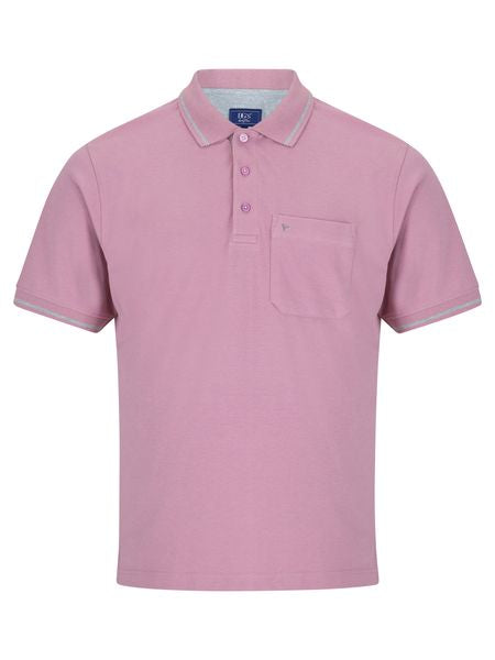 POLO SHIRT WITH POCKET 55101-PINK