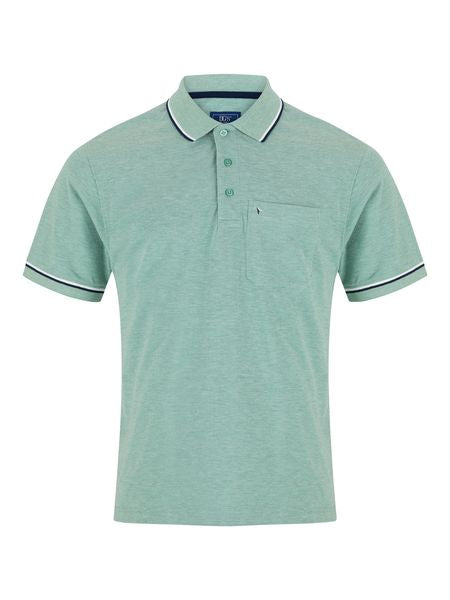 POLO SHIRT WITH POCKET 55104-GREEN