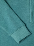 DRIFTERS 1/4 ZIP PLAIN 55120-TEAL