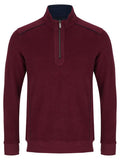 DRIFTER 1/2 ZIP SWEATSHIRT 533-55172-MERLOT