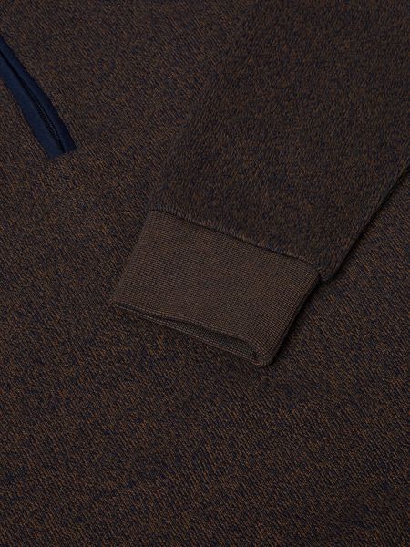 DRIFTER 1/2 ZIP SWEATSHIRT 533-55173-BROWN