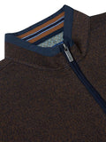 DRIFTER 1/2 ZIP SWEATSHIRT 533-55173-BROWN