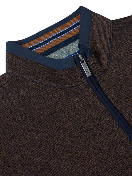 DRIFTER 1/2 ZIP SWEATSHIRT 533-55173-BROWN