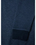 1/4 ZIP SWEATSHIRT PLAIN 553-55187-DARK BLUE