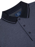 DRIFTERS POLO SHIRT L/S 553-55229-DARK BLUE
