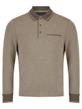 DRIFTERS POLO SHIRT L/S 553-55229-BISCUIT