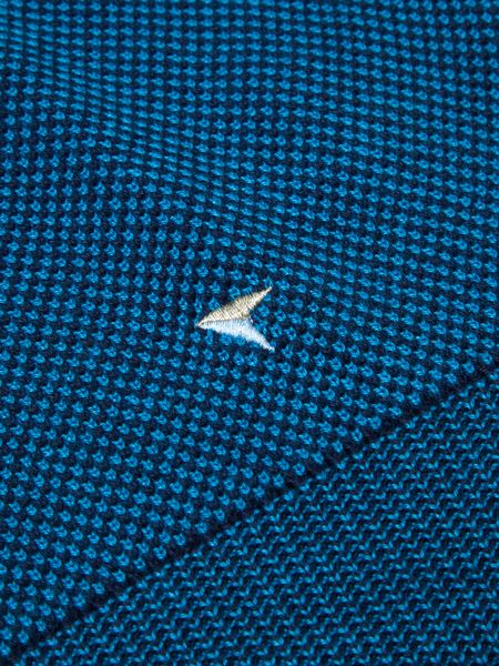 1/4 ZIP JUMPER WAFFLE 143-55326-BLUE