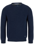 DRIFTERS ROUND NECK PLAIN  533-55337-DARK BLUE