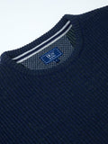 DRIFTERS ROUND NECK PLAIN  533-55337-DARK BLUE