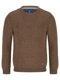 DRIFTERS ROUND NECK PLAIN  533-55337-BROWN