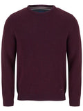 DRIFTERS ROUND NECK PLAIN 533-55337-DARK RED