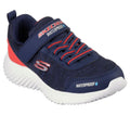 SKECHERS BOUNDER BOYS VELCRO WATERPROOF 403739L-NAVY RED
