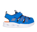 SKECHERS SOLA GLOW LIGHTS JUNIOR SIZES 407033-BLUE