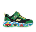 SKECHERS PLAY SCENE JOHN DEERE BARN BUDDIES JUNIOR SIZES 407065-BLACK GREEN
