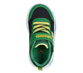 SKECHERS PLAY SCENE JOHN DEERE BARN BUDDIES JUNIOR SIZES 407065-BLACK GREEN