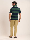 BRAKEBURN SEDGEBROOK PIQUE -NAVY GREEN