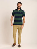 BRAKEBURN SEDGEBROOK PIQUE -NAVY GREEN