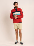 BRAKEBURN TALBOT 1/4 ZIP SWEATSHIRT