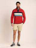 BRAKEBURN TALBOT 1/4 ZIP SWEATSHIRT