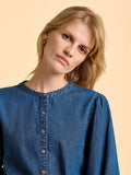 BRAKEBURN AURI BLOUSE BBLB0OO130-DENIM