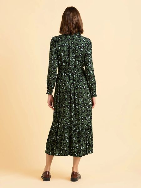 BRAKEBURN LUNA LONG SLEEVE DRESS BBLDRS00131-GREEN