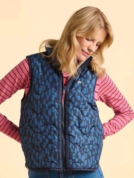 BRAKEBURN FROSTY GILET REVERSIBLE BBLJKT00131-MULTI  COLOR