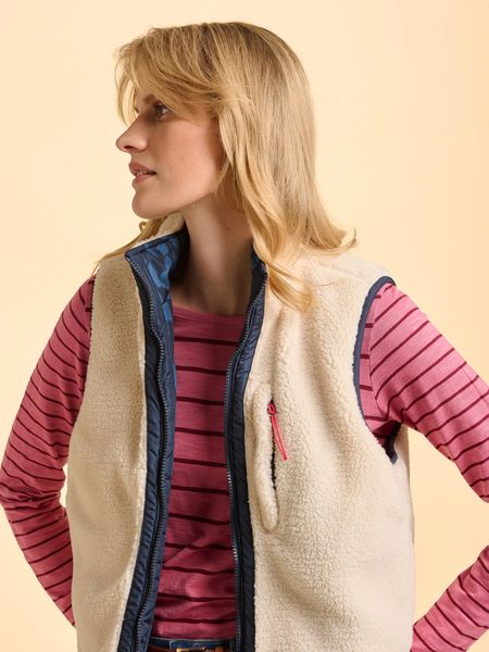 BRAKEBURN FROSTY GILET REVERSIBLE BBLJKT00131-MULTI  COLOR