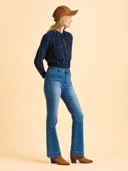 BRAKEBURN LUMI JEAN BBLTRS00131-MID DENIM RG