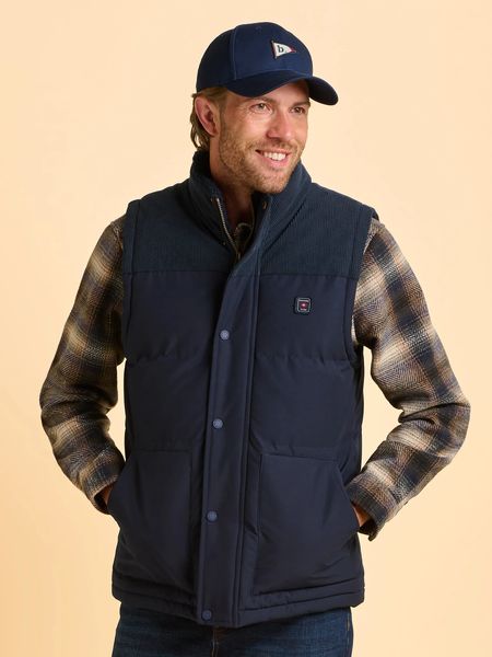BRAKEBURN QUAINTON GILET 006892-NAVY