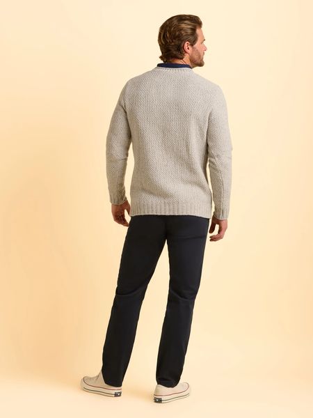 BRAKEBURN ALDERLEY KNIT R/N 006892-OATMEAL