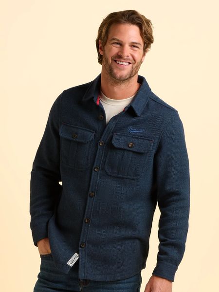 BRAKEBURN CALTHORPE OVER SHIRT 006892-NAVY