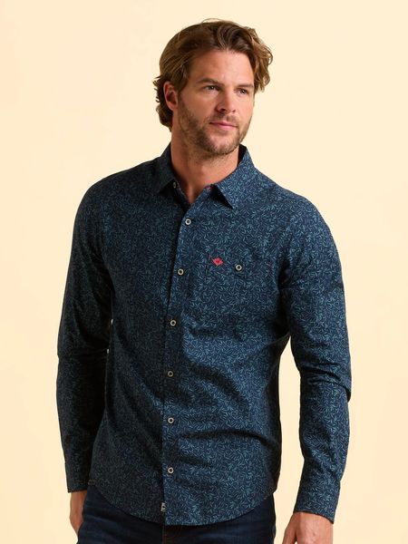 BRAKEBURN BIRNIE SHIRT 006892-NAVY MIX