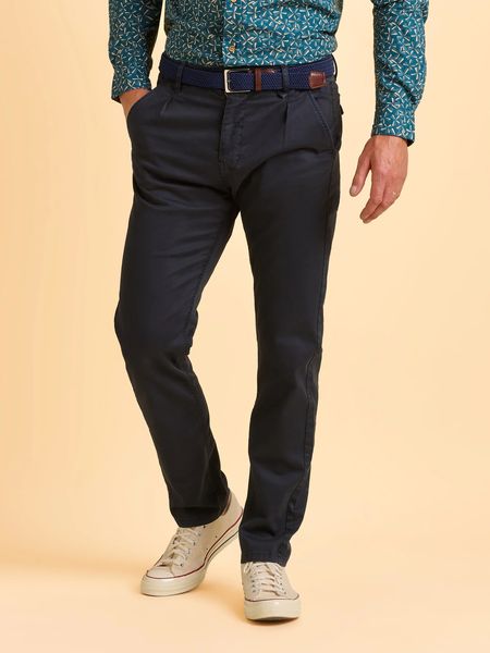 BRAKEBURN BECCLES TROUSER 006892-NAVY REG