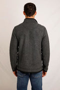 ROSSTEN GRID FULL ZIP FLEECE 11432-BLACK