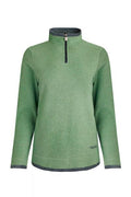 BEYONCE 1/4 ZIP GRID FLEECE 19177-GRASS