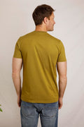 WEIRD FISH GRAPHIC PLAIN 10795-MUSTARD