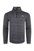 ROBINS 1/4 ZIP HERRINGBONE KNIT 202497-NAVY