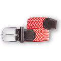 SWOLE PANDA RED WHITE FINE WEAVE STRETCH BELT SP-RWB-49
