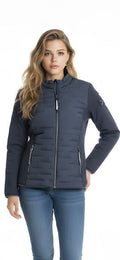 LADIES JACKET ZIPPED 56-111820-NAVY