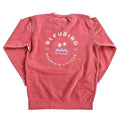 BLEUBIRD ORIGINAL CREW SWEATSHIRT-CRIMSON UNISEX