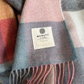MCNUT ALPACA ROSE DUST CHECK WOOL MIX