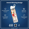 ION 8 WATER BOTTLE FOOTBALL 500 ML