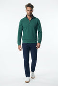 KESSLER 1/4 ZIP W26-FOREST