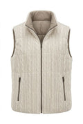 LEBEK ZIPPED KNIITED GILLET 15822062